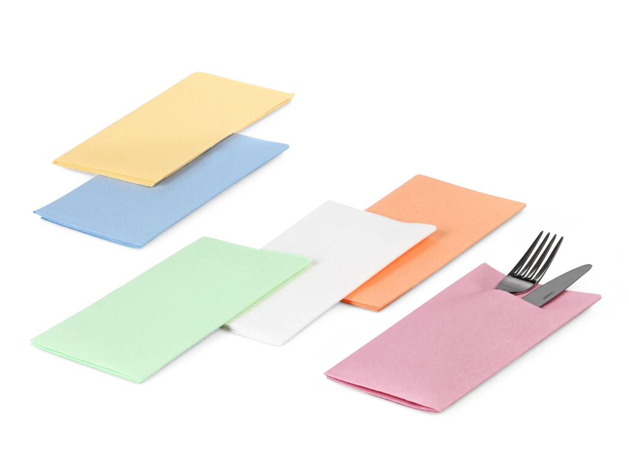 Airlaid Besteckserviette 40×40 cm