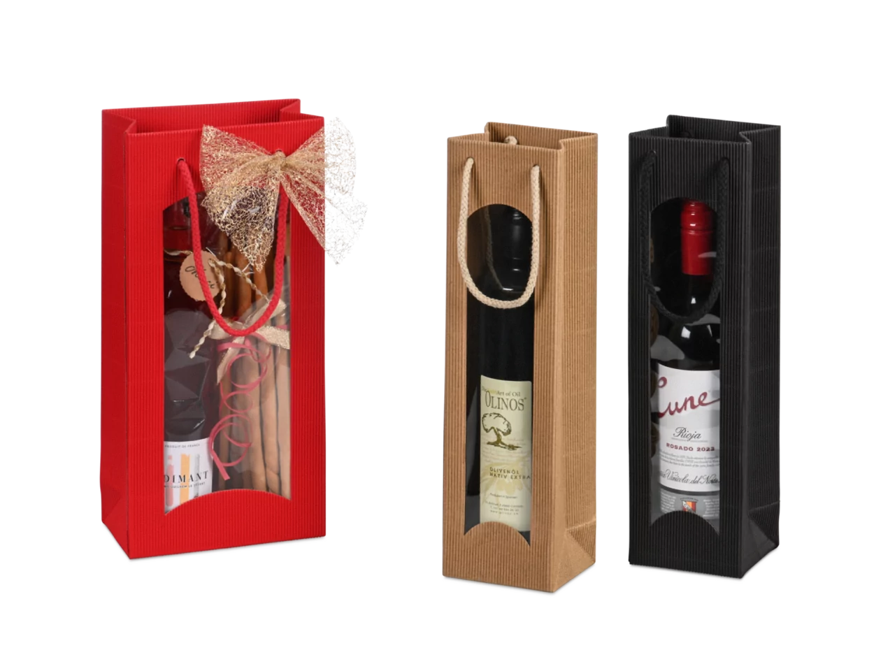 Geschenktasche mit Sichtfenster