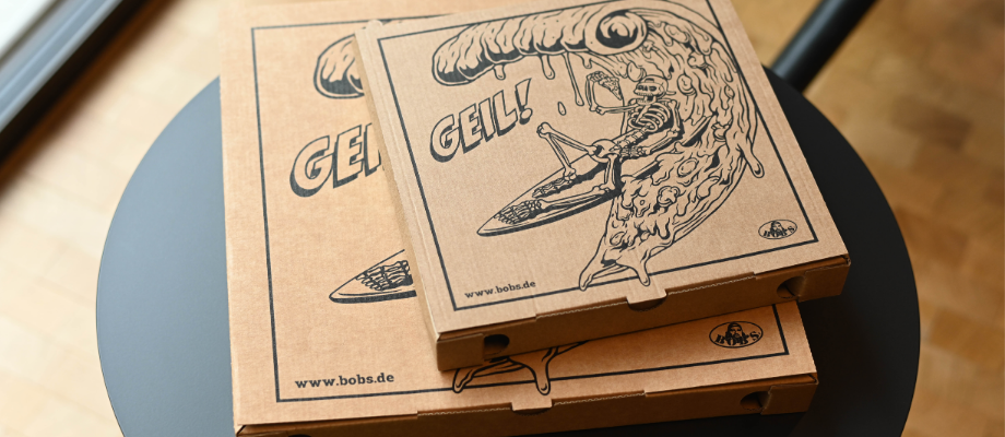 Individuell bedruckte Verpackungen von BOB's Individuell bedruckte Verpackungen von BOB's