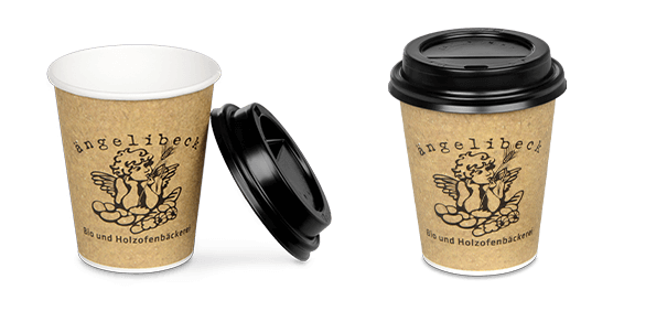 Bedruckte Kaffeebecher von Ängelibeck