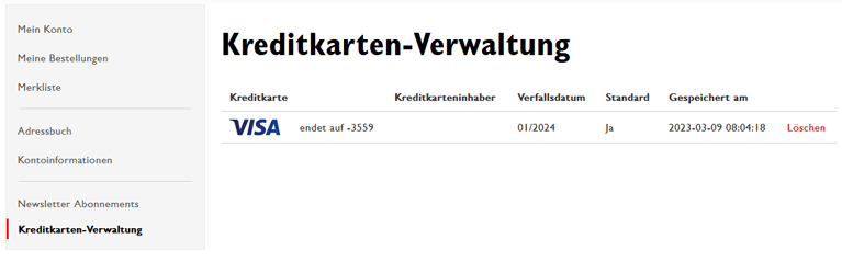 Benutzerkonto des B2B Online-Shops von RAUSCH Benutzerkonto des B2B Online-Shops von RAUSCH