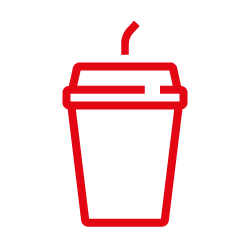 Icon mit Kaffeebecher von Rausch