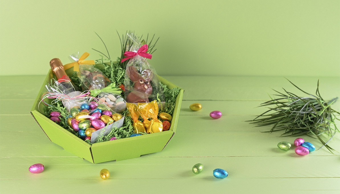 Österlicher Geschenkkorb