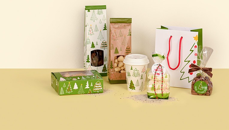 Aktion zu Verpackungen der Linie WALDWEIHNACHT