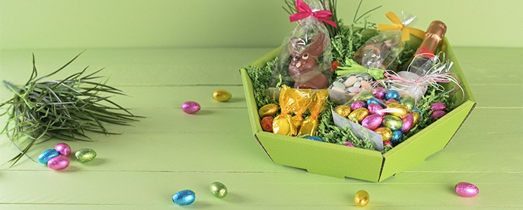 Österlicher Geschenkkorb