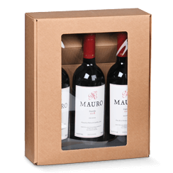 Kartons mit Sichtfenster